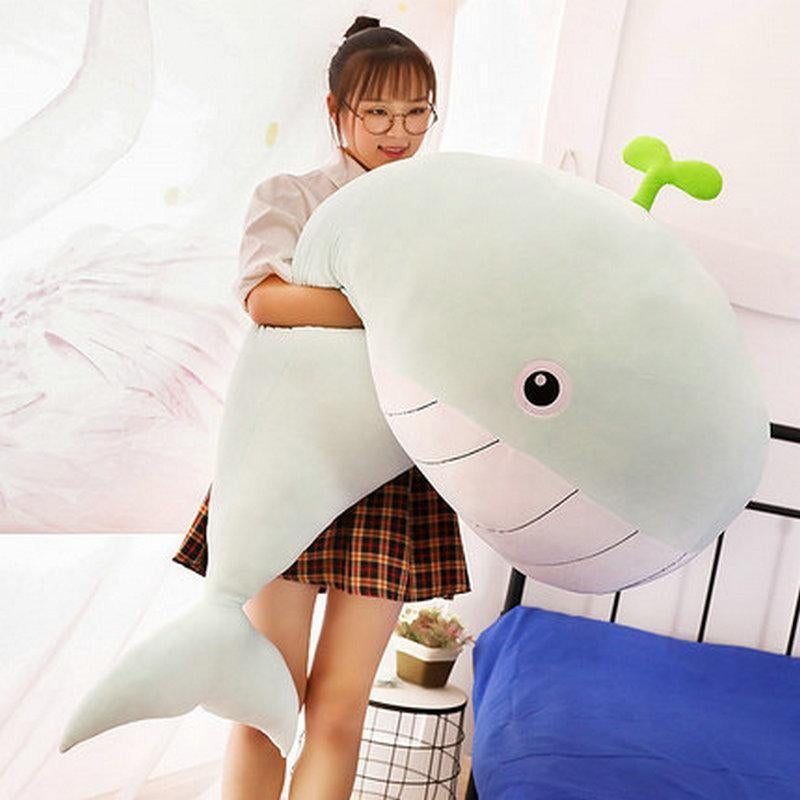 Adorable Large Marine Animal Stuffed Toy with Big Eyes - Halri