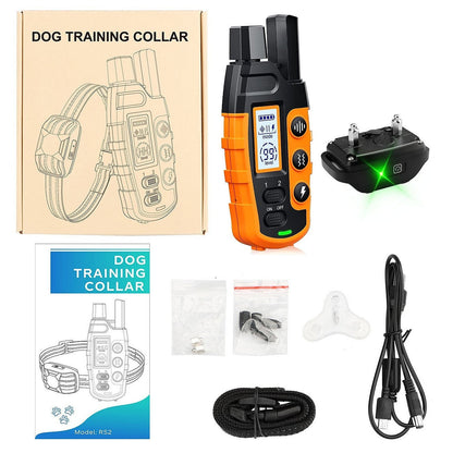 Long Range Rechargeable Waterproof Dog Training Collar
