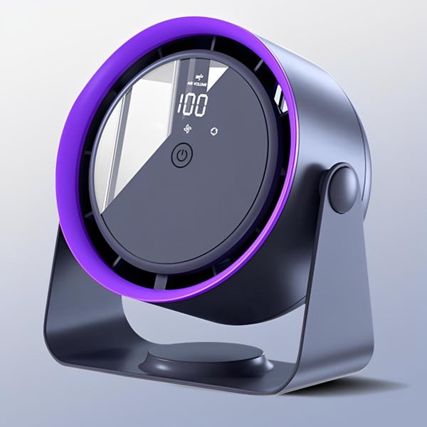 Safe Quiet Bladeless Desk Fan - Halri
