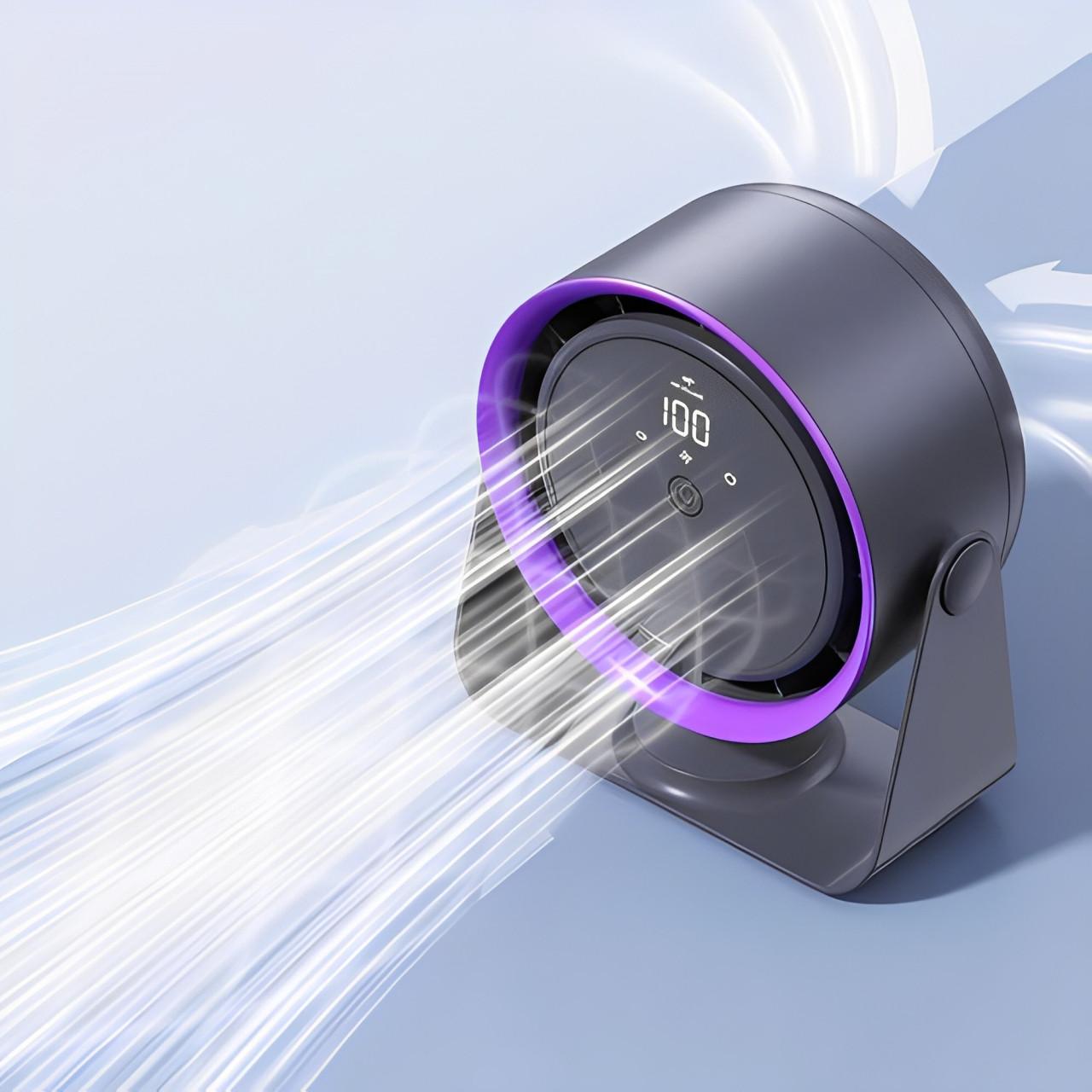 Safe Quiet Bladeless Desk Fan