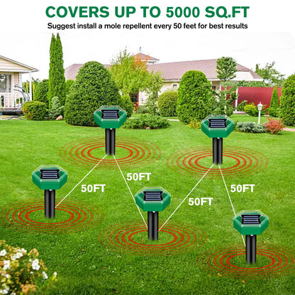 Outdoor Pest Control Mole Repeller 4-Pack