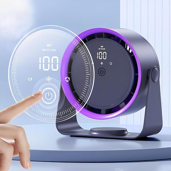 Safe Quiet Bladeless Desk Fan