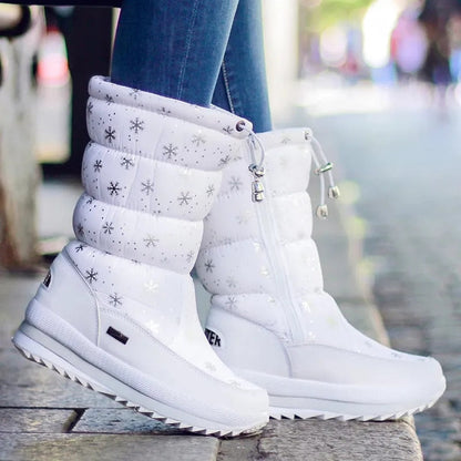 Warm Insulated Women's Snow Boots - Halri