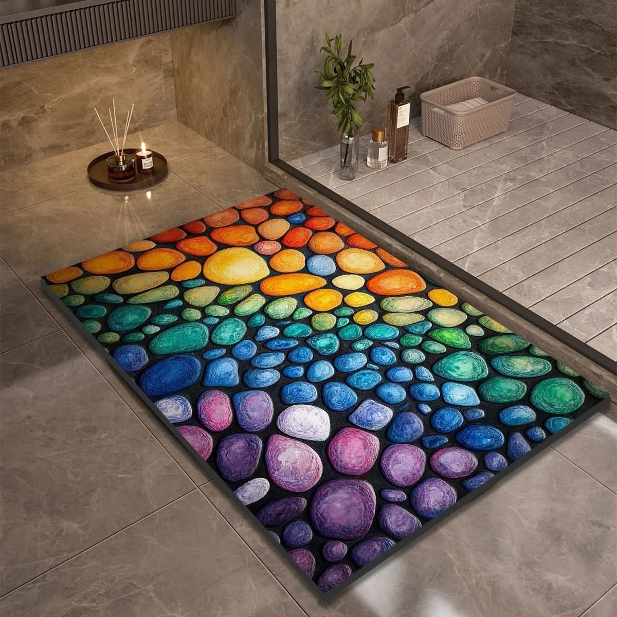 Diatomaceous Earth Non-Slip Bath Mat – Quick-Drying, Absorbent, Multi-Size Options for Bathroom and Kitchen Use 19