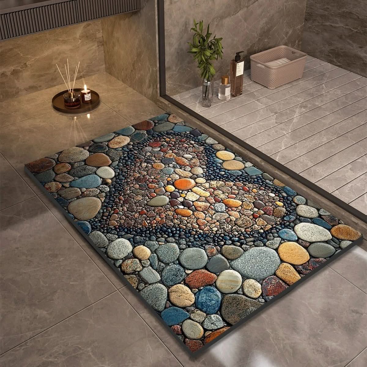 Diatomaceous Earth Non-Slip Bath Mat – Quick-Drying, Absorbent, Multi-Size Options for Bathroom and Kitchen Use 7