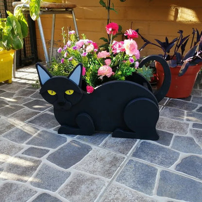 Niedliches Katzen-Pflanztopf-Set