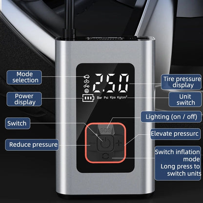 Compact Automatic Car Tire Air Pump
