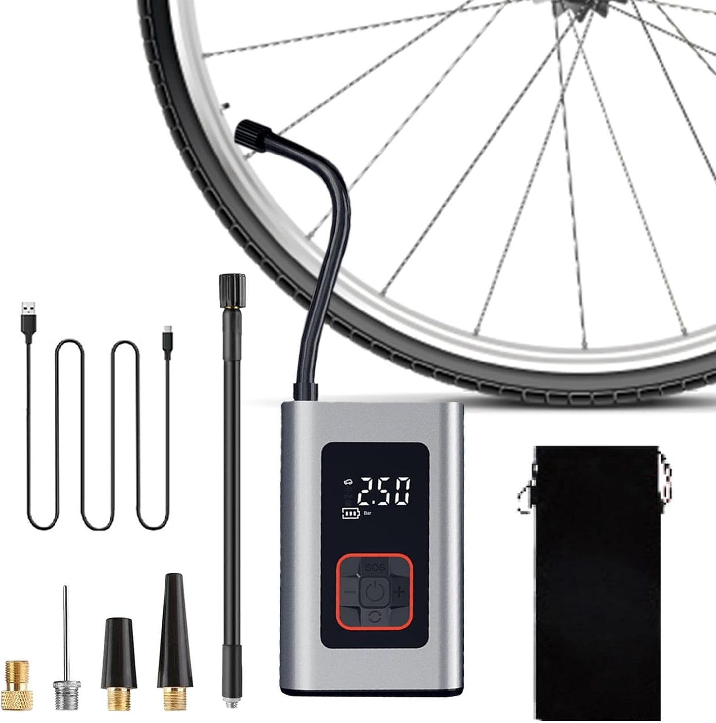 Compact Automatic Car Tire Air Pump