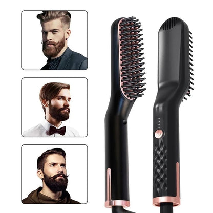 Fast Heated Beard Styling Brush for Men - Halri