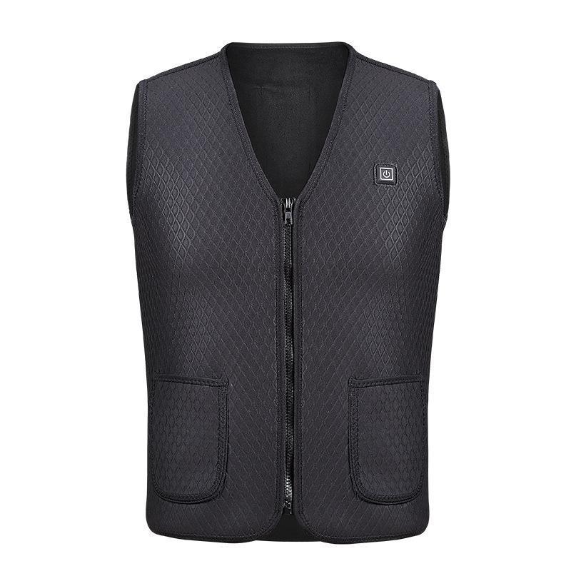 Warm Thermal Reversible USB Vest Jacket