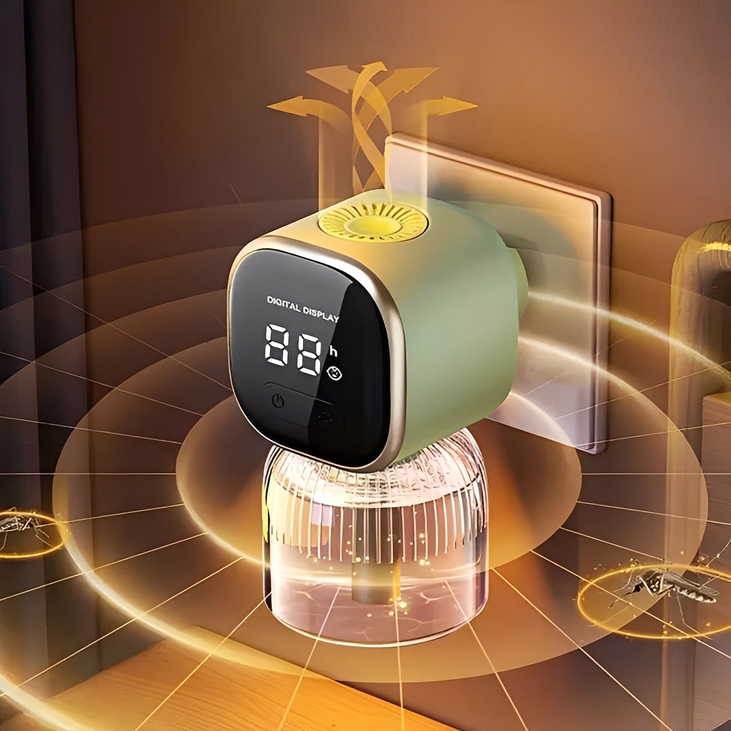 Automatic Plug-In Pest Repeller with Silent Night Mode - Halri