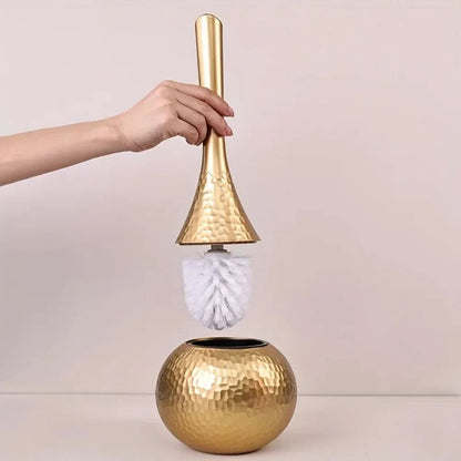 Luxury Stainless Steel Toilet Brush with Comfort Grip - Halri