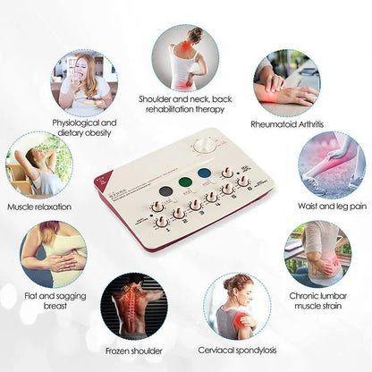 EMS Electroacupuncture Therapy Device with 6-Channel Muscle Stimulation