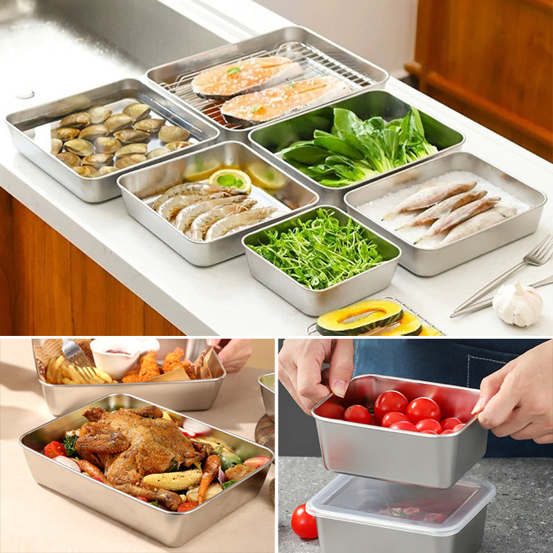Practical Stainless Steel Fruit Dish - Halri