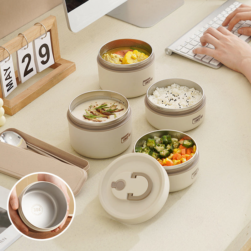 Heat Insulated Food Container with Free Lunch Bag
