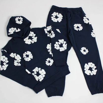 Casual Floral Unisex Jogger Suit