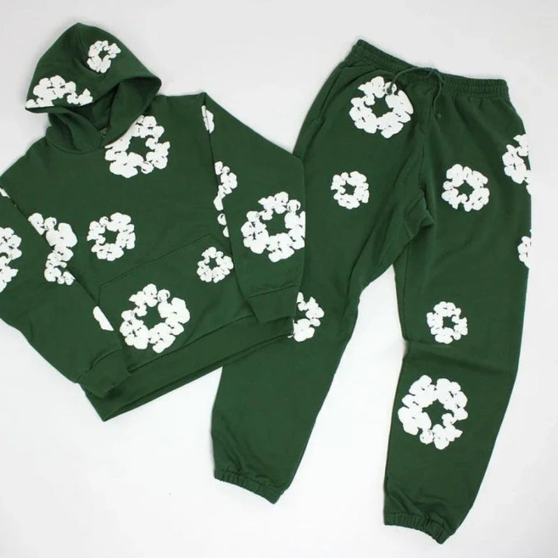 Casual Floral Unisex Jogger Suit