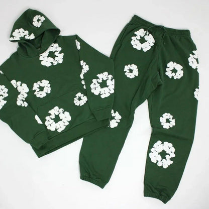 Casual Floral Unisex Jogger Suit