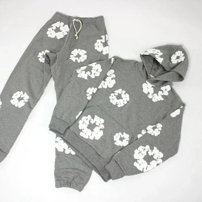 Casual Floral Unisex Jogger Suit