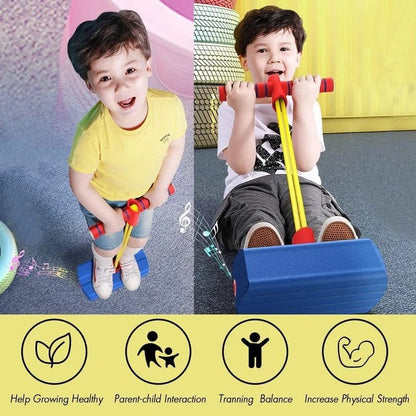 Foam Pogo Jumper Toy with Fun Sound Effect Compact and Portable Safe for Ages 3+