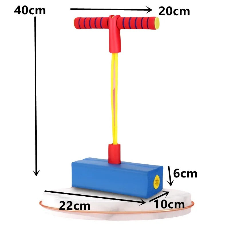 Foam Pogo Jumper Toy with Fun Sound Effect Compact and Portable Safe for Ages 3+