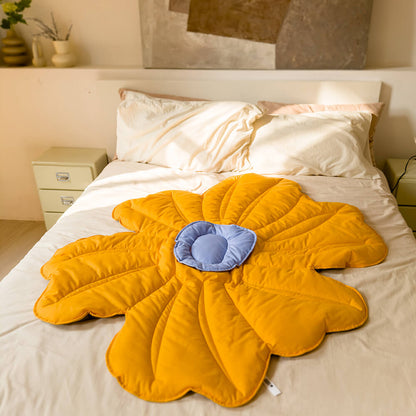 Large Floral Pet Throw Blanket