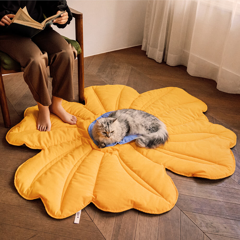 Large Floral Pet Throw Blanket