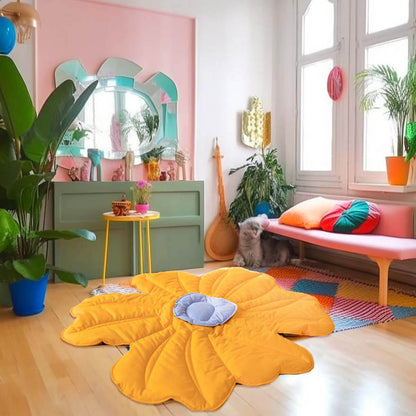 Large Floral Pet Throw Blanket