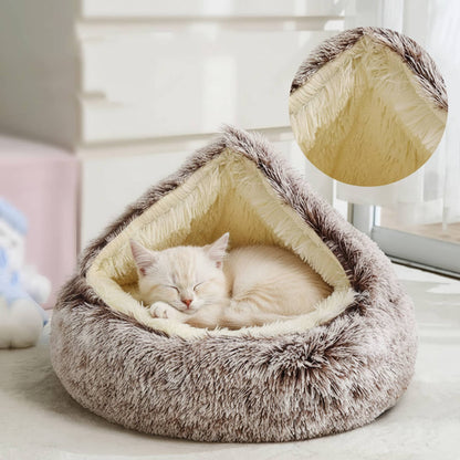 Plush Pet Round Sleeping Bed - Halri
