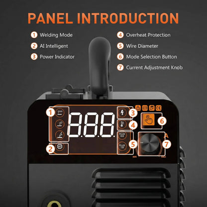 Portable 3 in 1 Multi Process Welder 200A Inverter