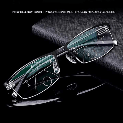 Anti Glare Progressive Eyeglasses with Comfort Fit