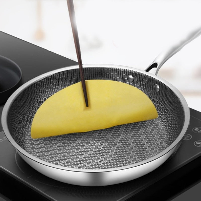Durable Easy Clean Stainless Steel Skillet