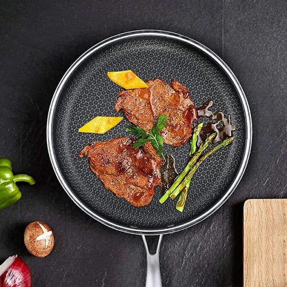 Durable Easy Clean Stainless Steel Skillet