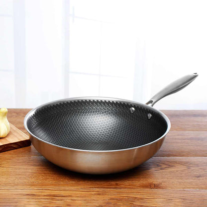 Durable Easy Clean Stainless Steel Skillet