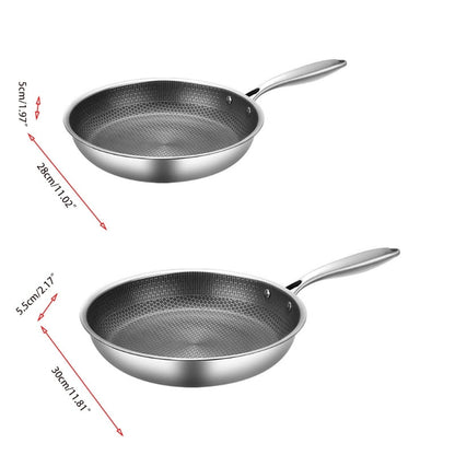 Durable Easy Clean Stainless Steel Skillet