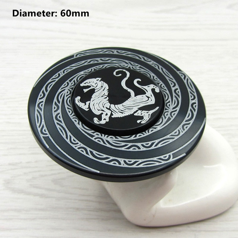 Einzigartiger Fidget-Toy-Spinner aus Edelstahl
