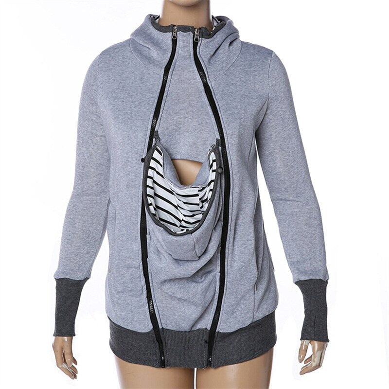 Bequeme Baby-Trage-Kapuzenpullover