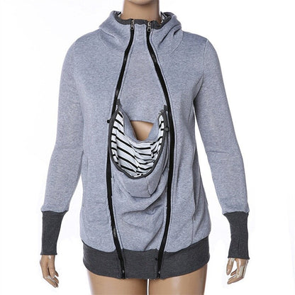 Bequeme Baby-Trage-Kapuzenpullover