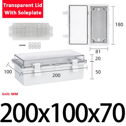 Wetterfester Gehäusekasten für Außensteckdosen