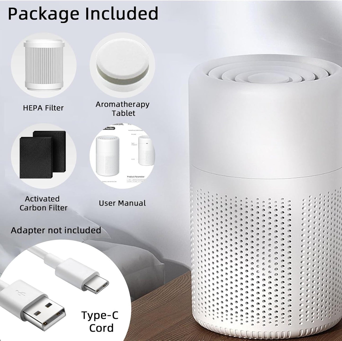 Compact Home Air Cleaner