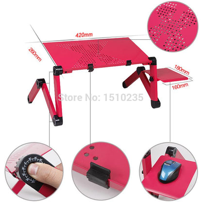 Adjustable Height Compact Laptop Desk Stand