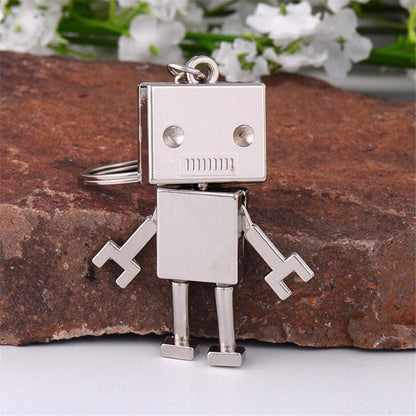 Lustiger kleiner Roboter-Schlüsselanhänger
