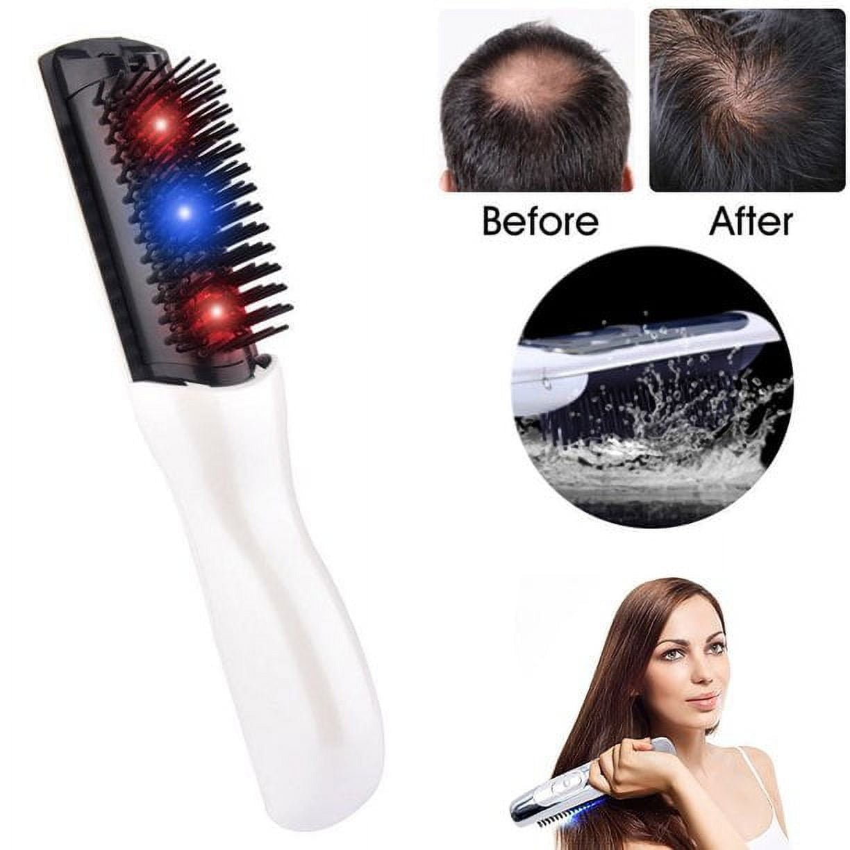 Hair Loss Prevention Scalp Massage Comb Portable Infrared Head Massager Brush For Scalp Treatment