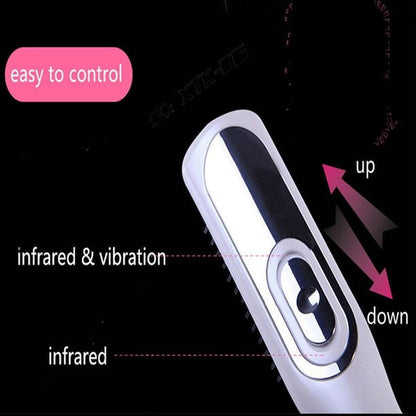 Hair Loss Prevention Scalp Massage Comb Portable Infrared Head Massager Brush For Scalp Treatment