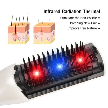Hair Loss Prevention Scalp Massage Comb Portable Infrared Head Massager Brush For Scalp Treatment