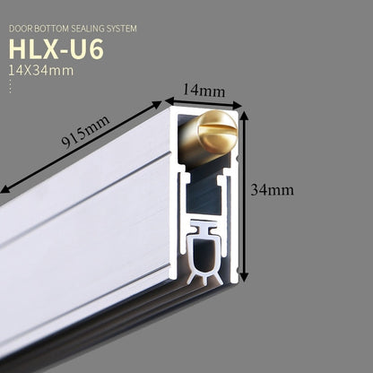 Easy Fit Türdichtungsstreifen für automatische Türen