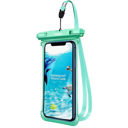 Wasserdichte Handytasche mit Sichtfenster und Nackenband