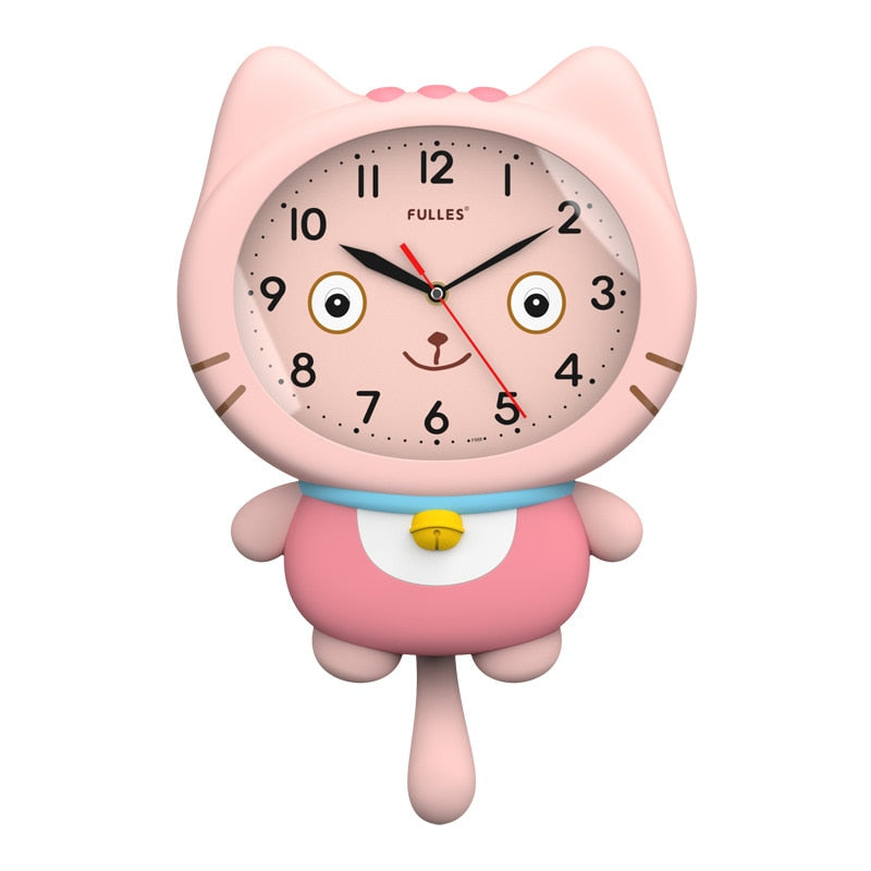 Niedliche Nachteulen-Dekoruhr