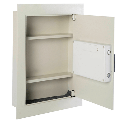 Secure Electronic Wall Safe with Hidden Compartment