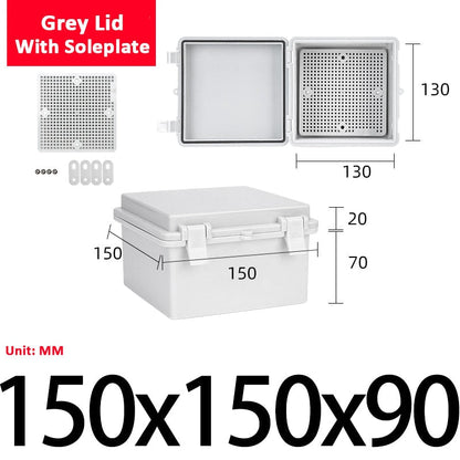 Wetterfester Gehäusekasten für Außensteckdosen